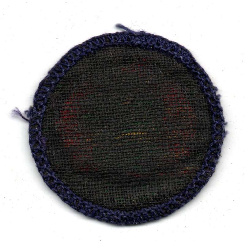 Vintage Girl Guides, Guide Interest Badge: Emergency Helper Cloth Badge 42mm