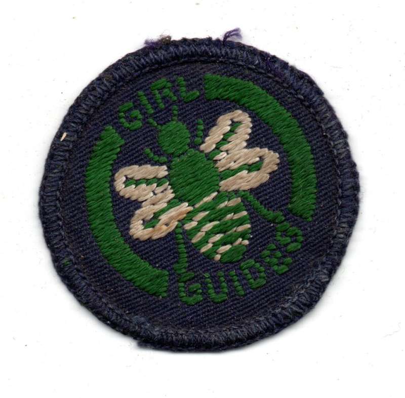 Vintage Girl Guides, Guide Interest Badge: Thrift Cloth Badge 41mm