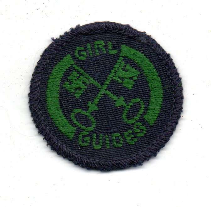 Vintage Girl Guides, Guide Interest Badge: Homemaker Cloth Badge 40mm