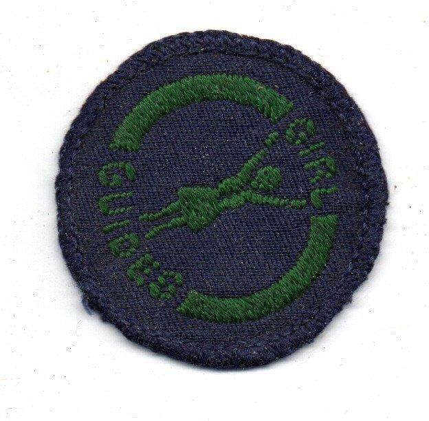 Vintage Girl Guides, Guide Interest Badge: Keep fit Cloth Badge 42mm
