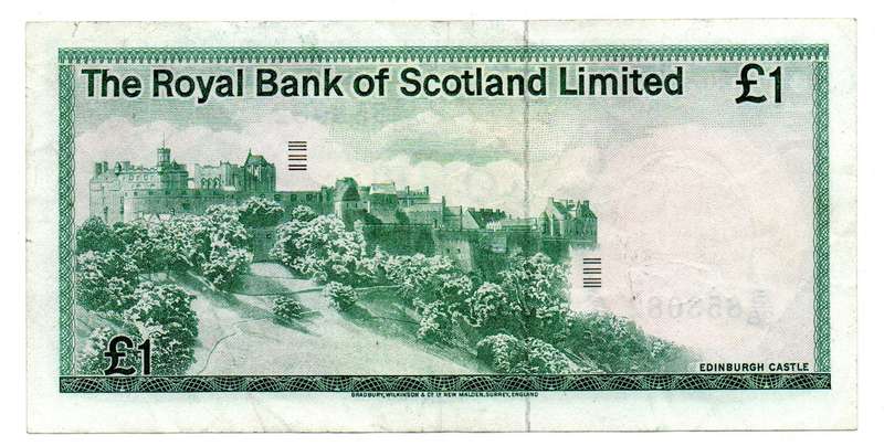 1976 Royal Bank of Scotland Limited 1 Pound Pick#336a