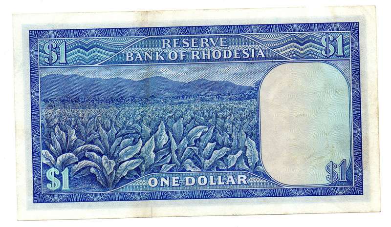 1976 Rhodesia 1 Dollar Pick#34b