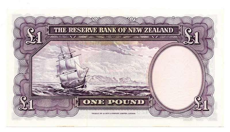 1940-67 Reserve Bank of New Zealand R. N. Flemming, 1 Pound Pick#159