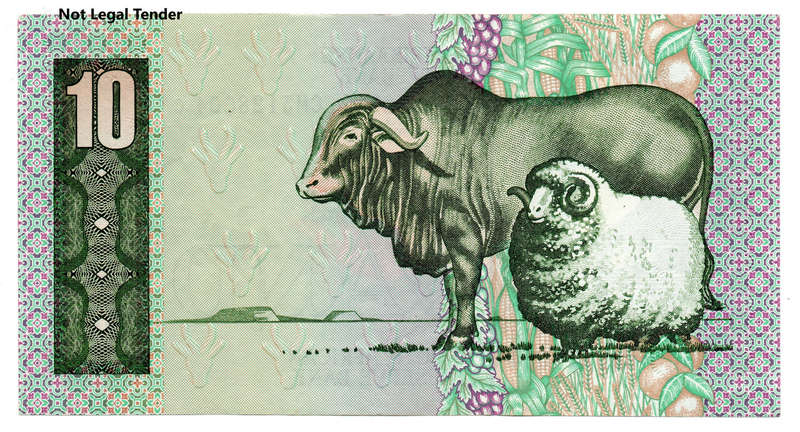 1990 South Africa CL Stals Type 16 First Issue R10
