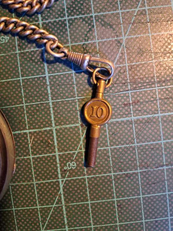 Silver pocket watch JB Yabsley England winder spare or repair