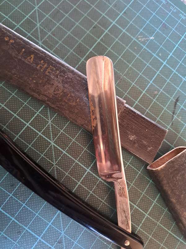 Vintage Straight razor J.A Henckels, SOLINGEN Zwillingswerk 70 1/2
