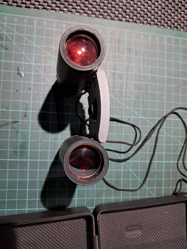 Binoculars Small field and sports with hard case