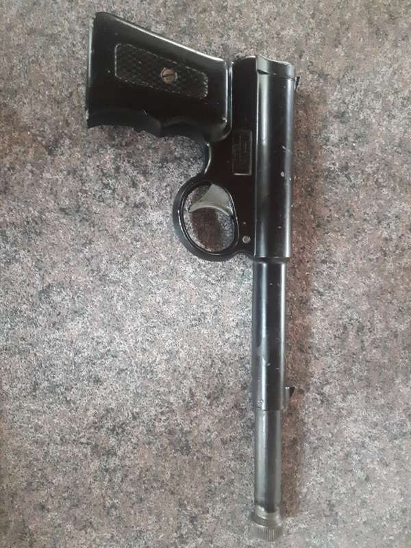 Vintage 1970's TJ Harrington and son Air Pistol