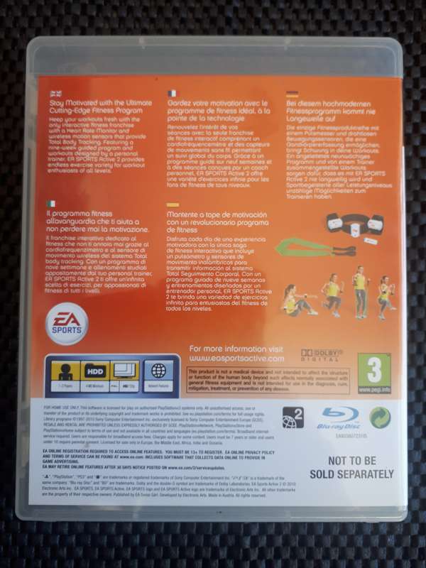 PS3 game Active 2 Personal trainer