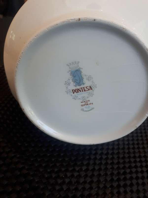 RARE Vintage Pontesa pink tea pot made in Spain