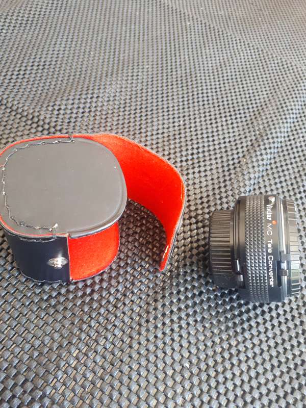 Camera lens Vivitar 2x-5 Tele Converter MC in case