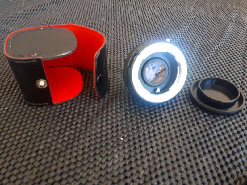 Camera lens Vivitar 2x-5 Tele Converter MC in case