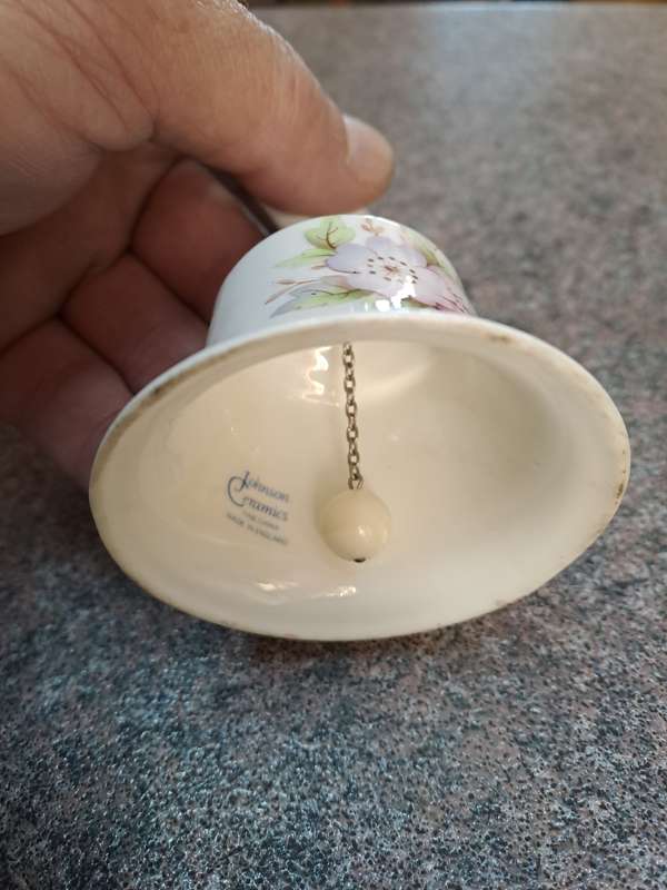 Vintage Bone China bell made in England mid 20th century