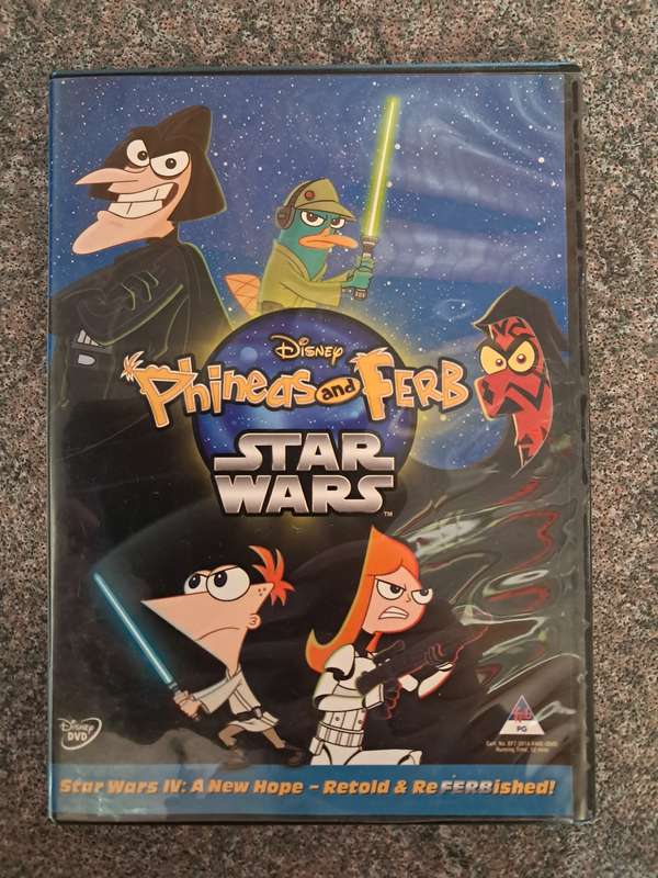 Phineas and Ferb Star wars DVD