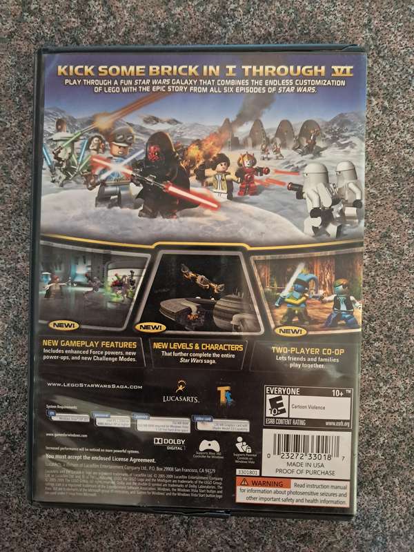 Lego Star wars pc game the complete saga