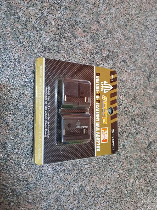 UTG Dovetail to Picatiny rail adaptor