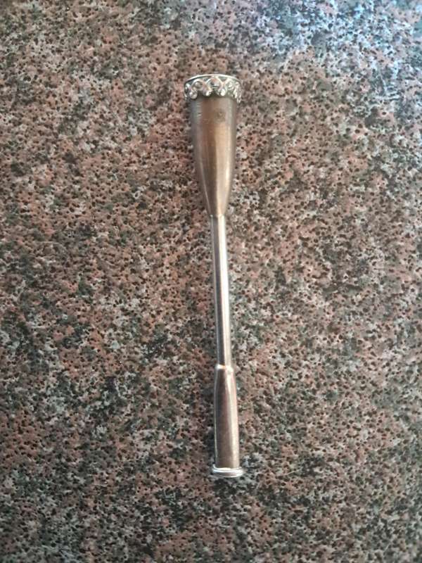 Antique cigarette holder ladies silver or plated