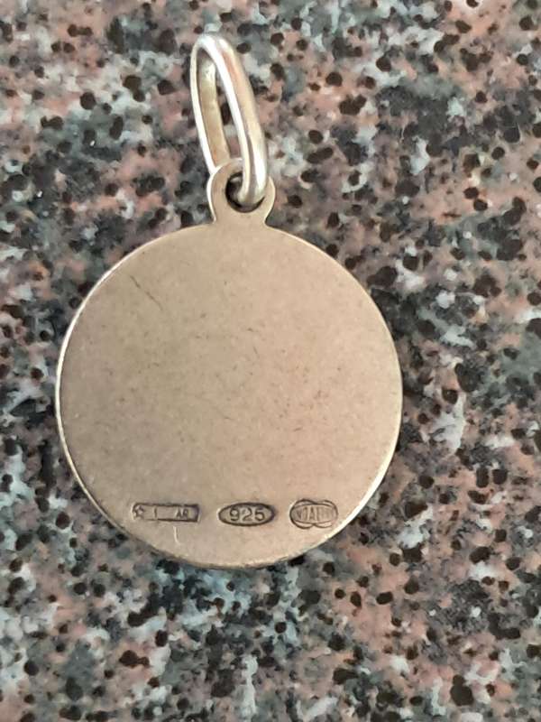Pendant silver 925 Stamped cancer starlight desighn