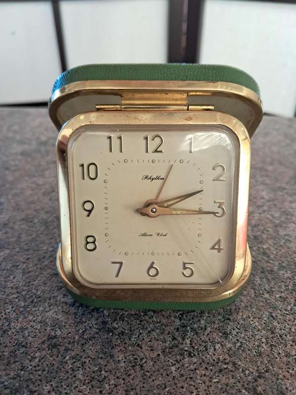 Vintage Travel alarm clock 1950's to 70's period