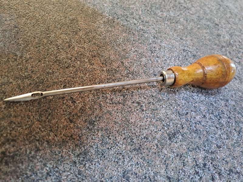 Vintage sail makers needle AWL used for heavy material sewing
