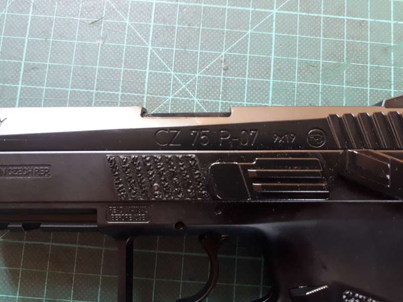 Air pistol co2 ASG CZ 75 P-07 4.5mm steel BB