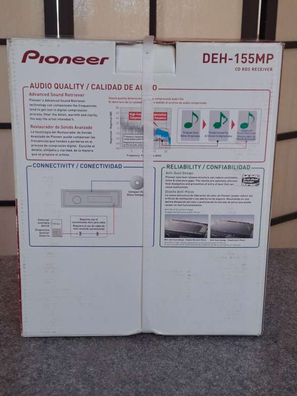 Pioneer Car Radio DEH-155MP new
