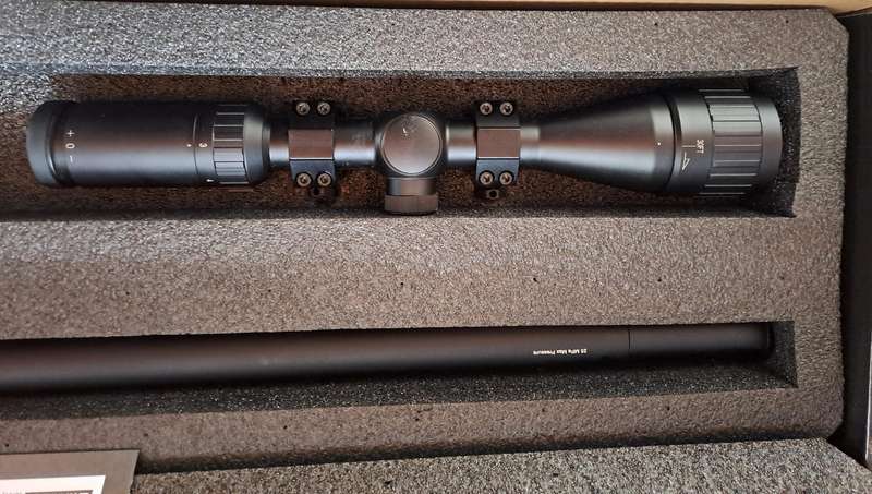 PCP Air rifle Snowpeak M30B 5.5mm .22 with Hawk scope