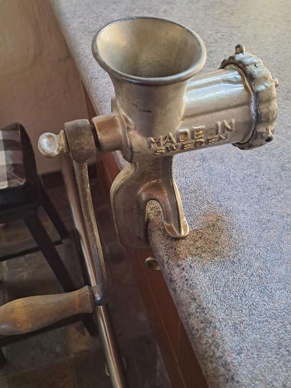 Vintage high quality Bolinder's no5 mincer made in Sweden