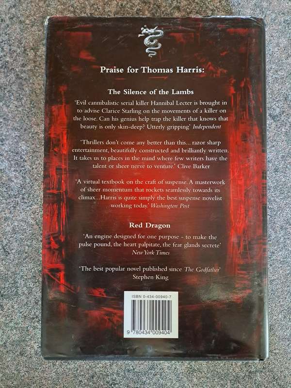 Thomas Harris Hannibal hard cover large William Heinaman London