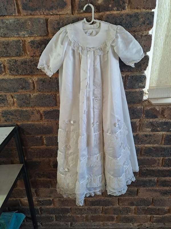 Vintage/Antique baptism dress or doll dresswith under garment