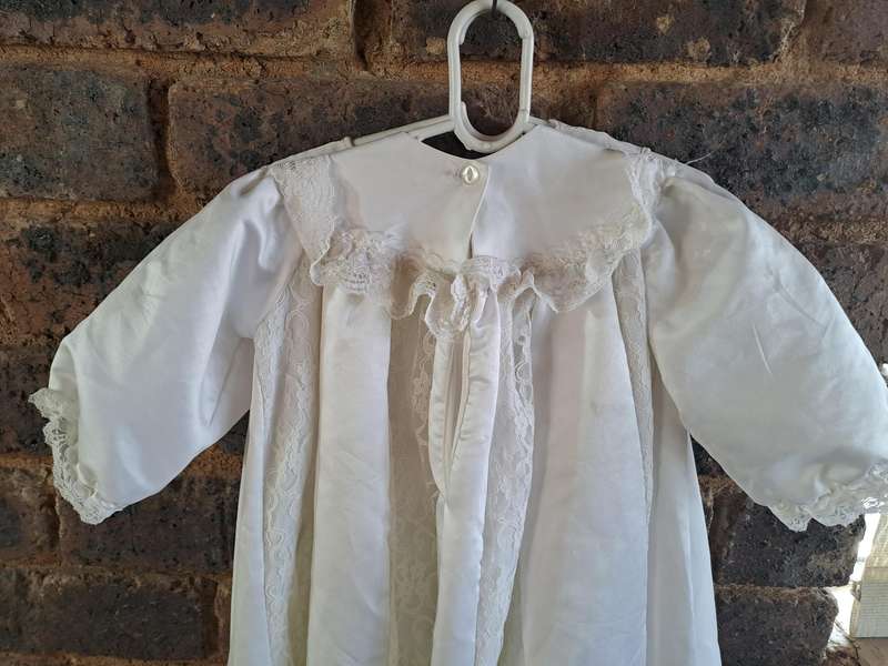 Vintage/Antique baptism dress or doll dresswith under garment
