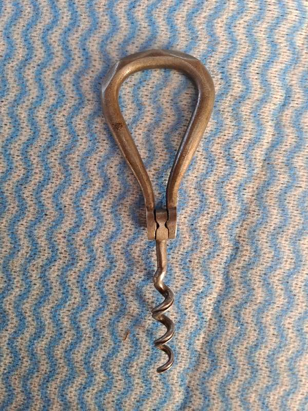 Antique cork screw late 1800's early 1900
