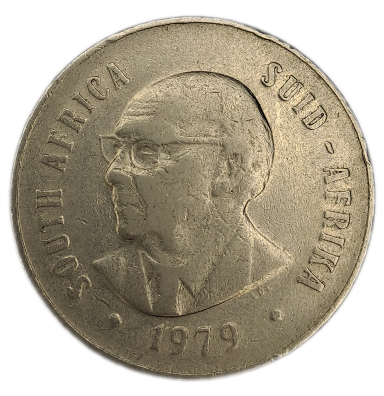 Vintage 1979 50c coin South Africa