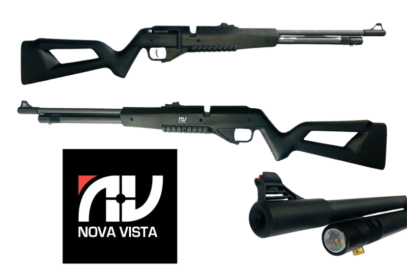 Air rifle PCP Nova Vista 1000 5.5cal black synthetic