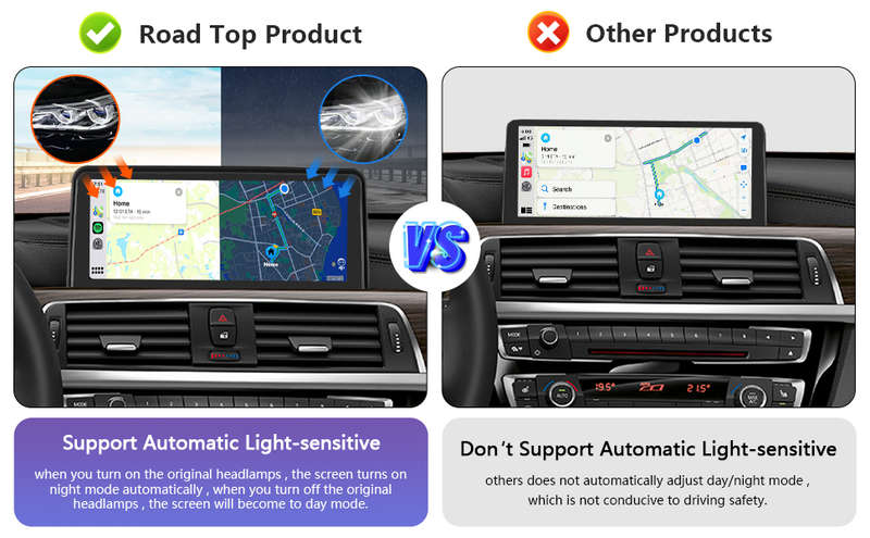 10.25" Touchscreen Wireless CarPlay & Android Auto BMW 3 & 4 Series
