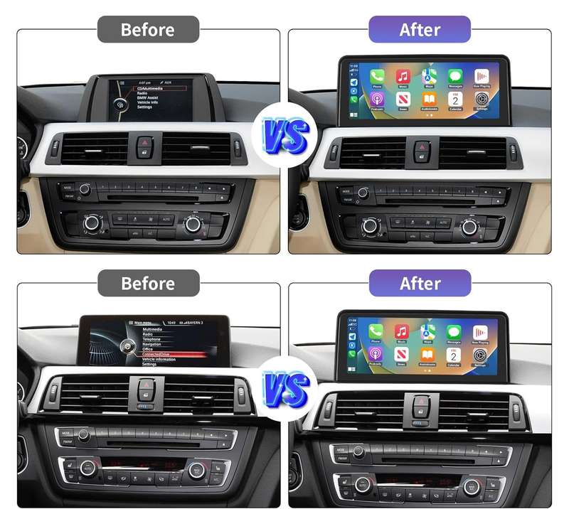 10.25" Touchscreen Wireless CarPlay & Android Auto BMW 3 & 4 Series
