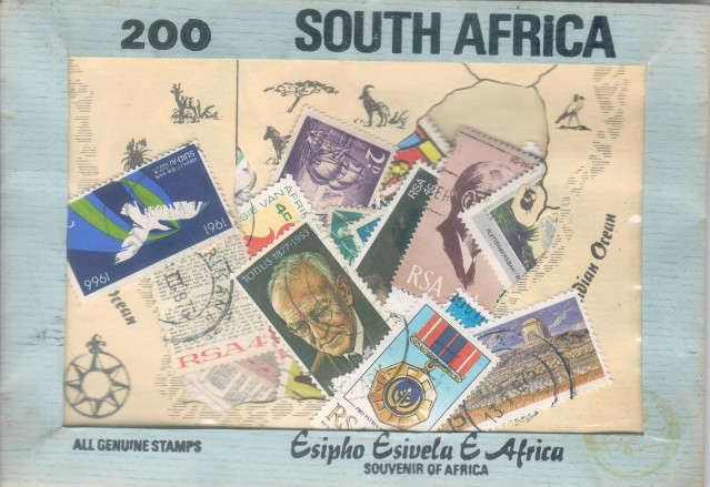 4 pre-pack stamps (all genuine postage stamps)