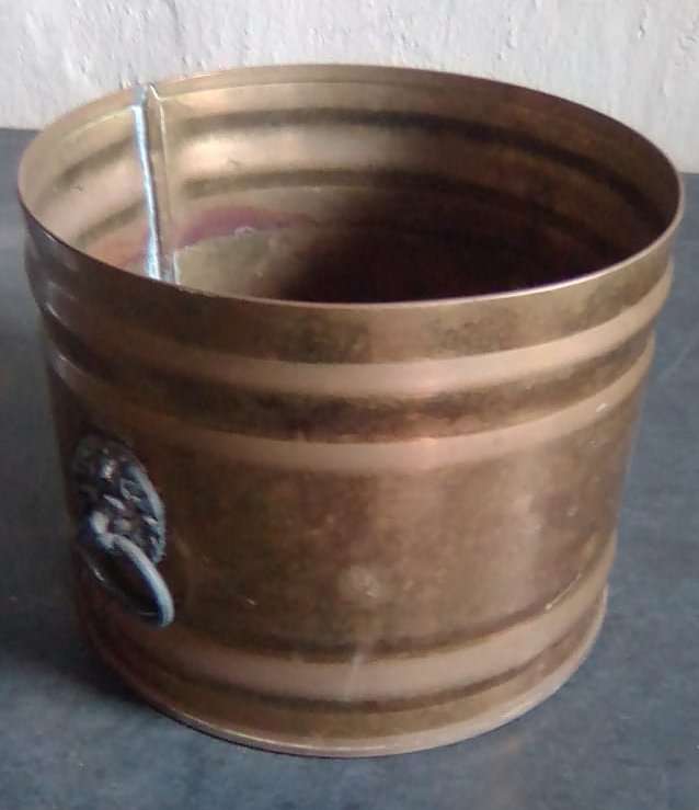 lions head brass planter made in Cape Town