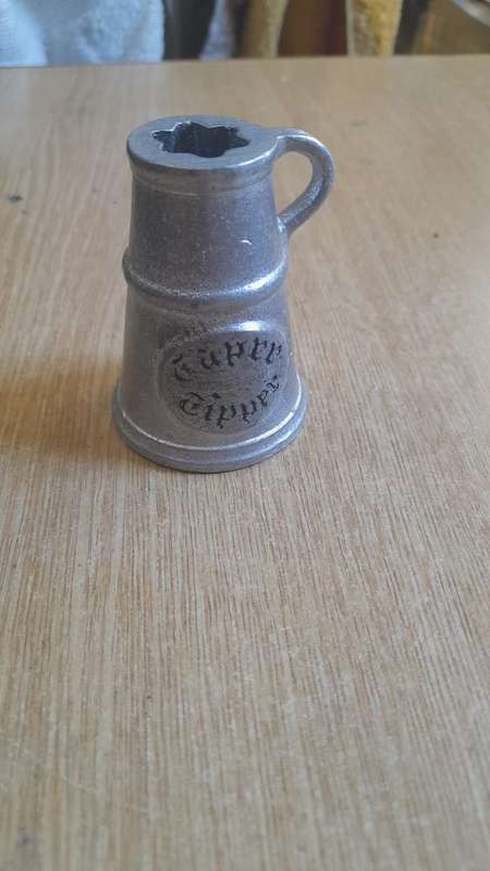 vintage pewter taper tipper candle tool