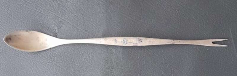 Egon Lauridsen Danish Sterling Silver Martini Spoon Original 2 Ended