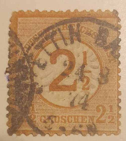 German Empire 21/2 Groschen 1874