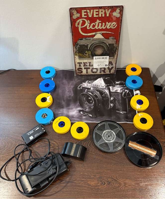 Vintage Photographic Items Including 8mm Film