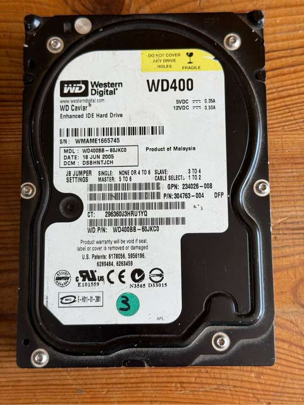 4 x Old Hard Drives