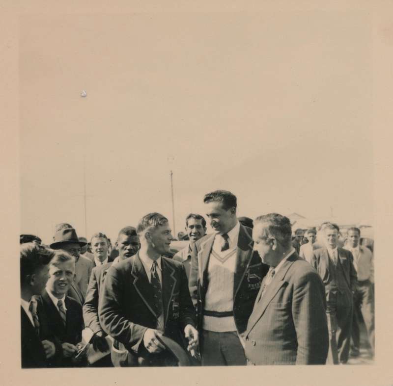 Extremely Rare Original 1950s Springbok Rugby Photograph  Featuring Jan Pickard & Paul Johnstone