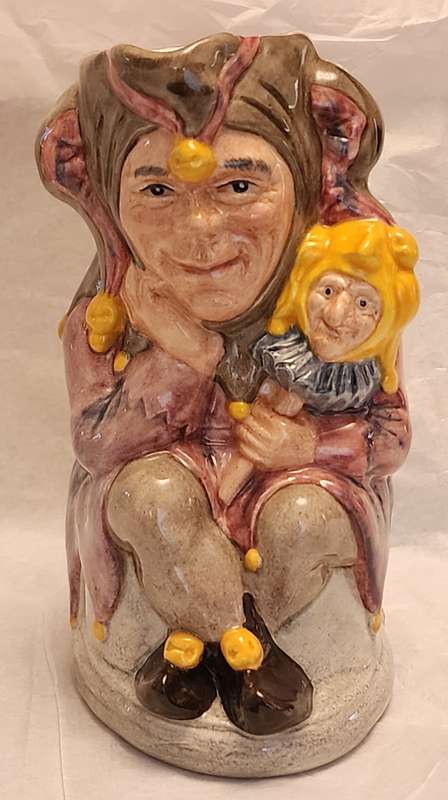 Royal Doulton Character Jug - Jester D6910 - Small - LIMITED edition, scarce, fabulous item!