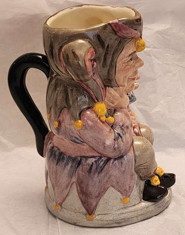 Royal Doulton Character Jug - Jester D6910 - Small - LIMITED edition, scarce, fabulous item!