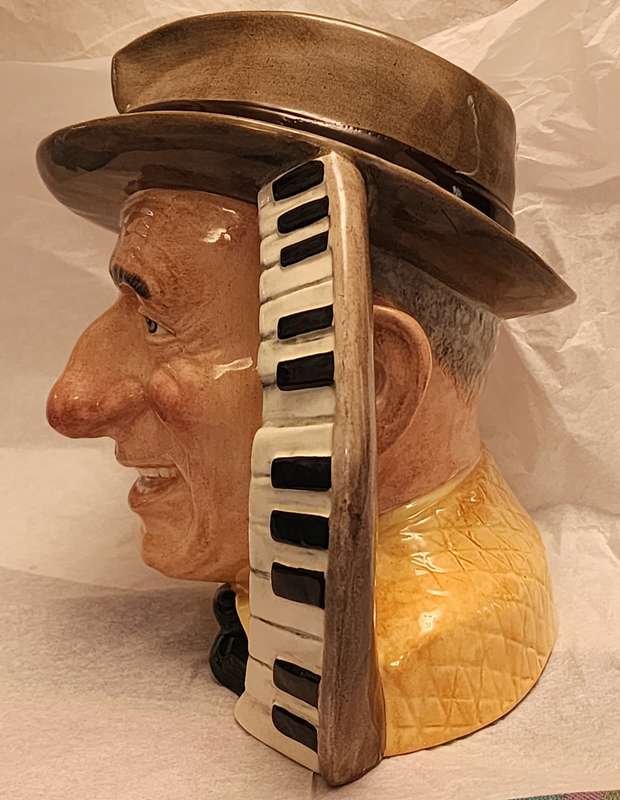 Jimmy Durante D6708 Royal Doulton Character Jug -Large -Wonderful features on JUG!