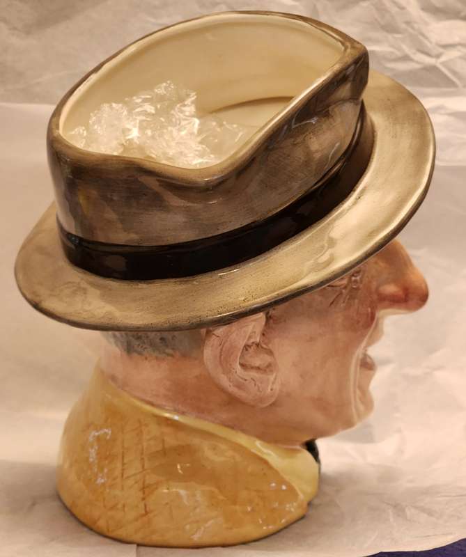 Jimmy Durante D6708 Royal Doulton Character Jug -Large -Wonderful features on JUG!