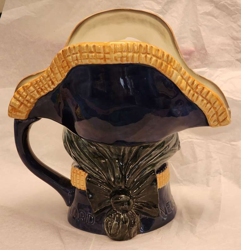 Lord Nelson D6336 Royal Doulton Character Jug - Large -Gorgeous Magnificent coloration, Superb !!