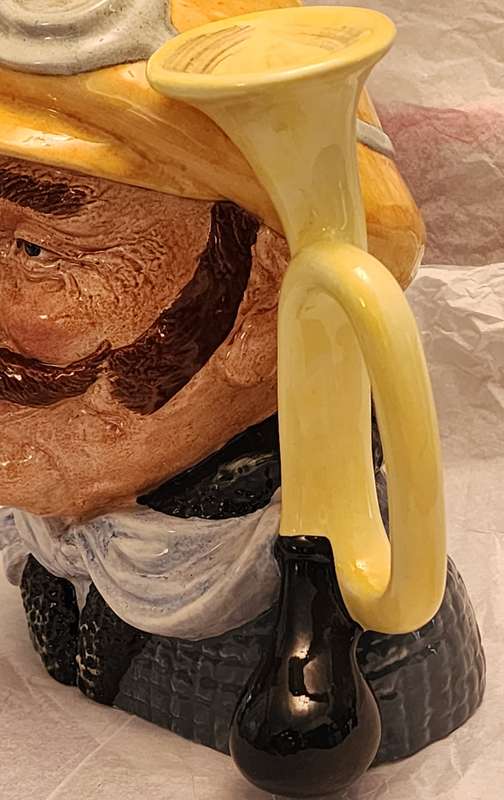Veteran Motorist D6633  Royal Doulton Character Jug- Large and Simply Amazing, details, gorgeous!!